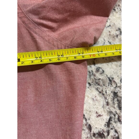 Wrangler Authentics XL Mens Shirt Pink Button-Up Chest Pockets Gorpcore Workwear - Picture 6 of 8